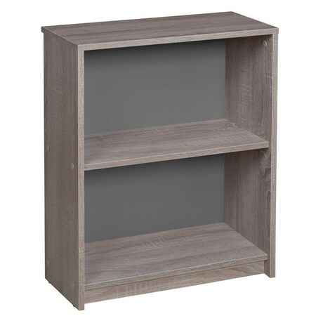 Niche Niche NL2SBKLT Niche Lux 2 Shelf Bookcase; Latte NL2SBKLT